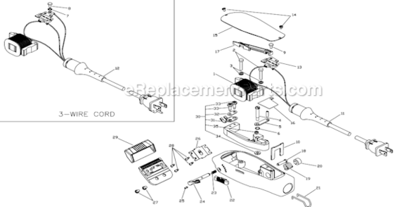 Part Location Diagram of 01059 Andis Arm. Lock Washer