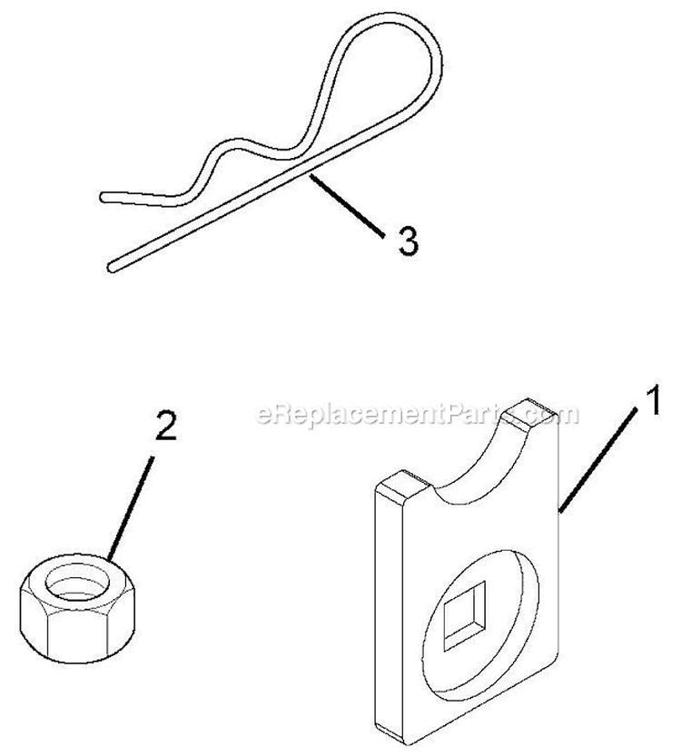 Pinion Shaft Anti-Rotation Kit (52603400) Diagram and Parts List for 002381 Ariens Snow Blower