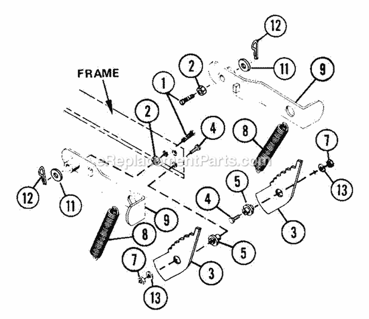 Page AJ Diagram and Parts List for 000101 Ariens Lawn Tractor