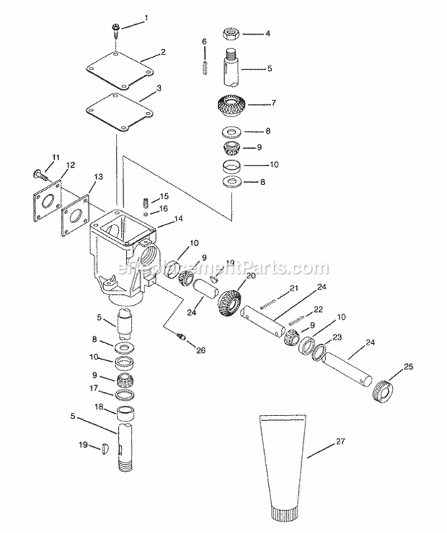 Page A Diagram and Parts List for 000101 Ariens Lawn Tractor