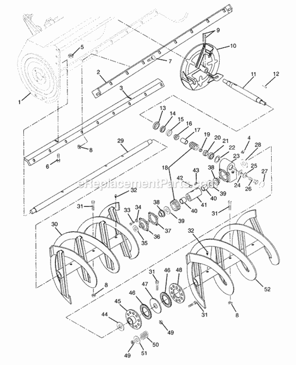 Page A‚ Diagram and Parts List for 000101 Ariens Lawn Tractor