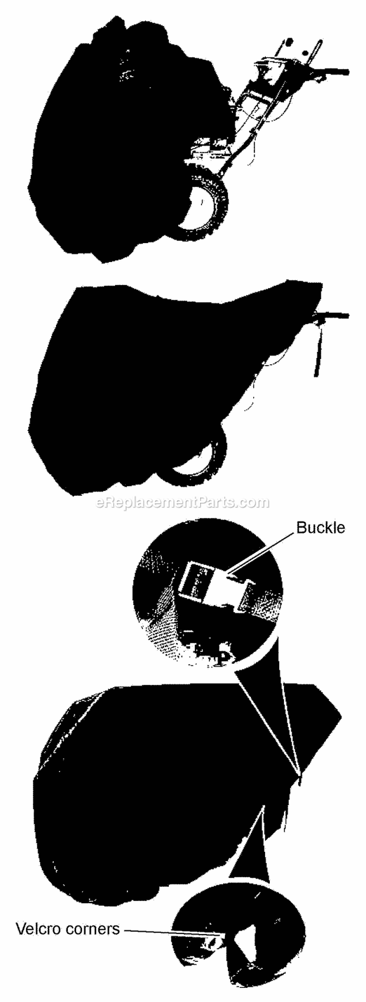Sno-Thro (R) Cover Pn 72600200 And 73203600 Diagram and Parts List for  Ariens Snow Blower