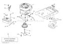 Engine Diagram and Parts List for 000101 Ariens Lawn Tractor