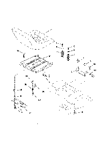 Seat Diagram and Parts List for 96016002101 Ariens Lawn Tractor