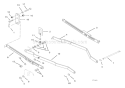 48" Hanger Arm Diagram and Parts List for 000101 Ariens Lawn Tractor