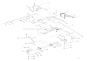 Attachment Lift Diagram and Parts List for 000301 Ariens Lawn Tractor