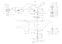 48" Mower Spindles Diagram and Parts List for 000101 Ariens Lawn Tractor