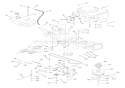 Engine, Fuel Tank & Belt Drive Diagram and Parts List for 000101 Ariens Lawn Tractor
