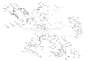 Hood, Dash & Battery Diagram and Parts List for 000101 Ariens Lawn Tractor