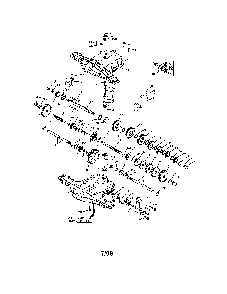 Transaxle Diagram and Parts List for 96046000100 Ariens Lawn Tractor