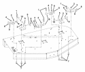 Handle_And_Stabilizer_Brackets Diagram and Parts List for 005000 Ariens Lawn Tractor