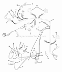 Electrical_System Diagram and Parts List for 005000 Ariens Lawn Tractor
