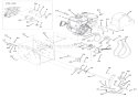 Engine And Belt Drive Diagram and Parts List for 000101 Ariens Snow Blower