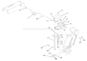 Discharge Chute Diagram and Parts List for 000101 Ariens Snow Blower