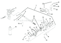 Gear Case Aluminum Diagram and Parts List for 001101 Ariens Snow Blower