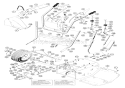 Handle And Controls Diagram and Parts List for 000101 Ariens Snow Blower
