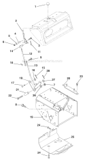 Part Location Diagram of 02485359 Ariens Main Frame
