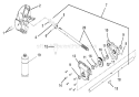 Gear Case - Aluminum Diagram and Parts List for 000101 Ariens Snow Blower