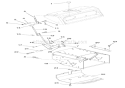 Speed Selector And Frame Diagram and Parts List for 000101 Ariens Snow Blower