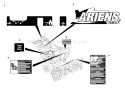 Decals Diagram and Parts List for 000494 Ariens Snow Blower
