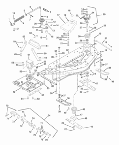 Page A~ Diagram and Parts List for 000101 Ariens Lawn Tractor