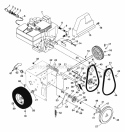 Part Location Diagram of 03229200 Ariens Sheave, Engine
