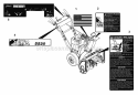Decals - 5520 / 624 Diagram and Parts List for 000101 Ariens Snow Blower