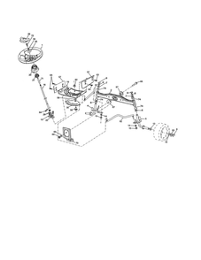 Part Location Diagram of 196197 Ariens Lawn tractor deck bracket