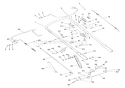 Handlebar And Controls Diagram and Parts List for 000101 Ariens Lawn Mower