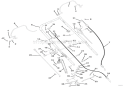 Handlebar And Controls Diagram and Parts List for 005000 Ariens Lawn Mower