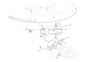 Swivel Wheels & Brackets Diagram and Parts List for 000101 Ariens Lawn Mower