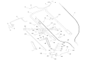 Handlebar & Controls Diagram and Parts List for 000101 Ariens Lawn Mower