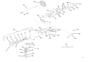 Friction Wheel And Drive Diagram and Parts List for 005000 Ariens Lawn Mower