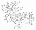 Mower 26" Diagram and Parts List for 006001 Ariens Lawn Tractor