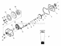 Gear Case Diagram and Parts List for 000101 Ariens Lawn Tractor