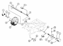 Rear Axle Diagram and Parts List for 000101 Ariens Lawn Tractor