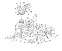 Auger And Chute Diagram and Parts List for 000101 Ariens Snow Blower