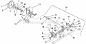Gear Case And Impeller Diagram and Parts List for 000101 Ariens Snow Blower