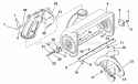 Auger And Chute Diagram and Parts List for 000101 Ariens Snow Blower