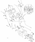 Cables And Controls Diagram and Parts List for 002001 Ariens Snow Blower