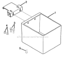 Weight Box (Accessory 735015) Diagram and Parts List for 000101 Ariens Lawn Tractor