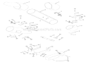 32" & 40" Bagger Vac W/Chute (Models 836002, 003) Diagram and Parts List for 000101 Ariens Lawn Tractor
