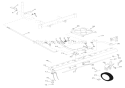 Dethatcher (Accessory 736004) Diagram and Parts List for 000101 Ariens Lawn Tractor