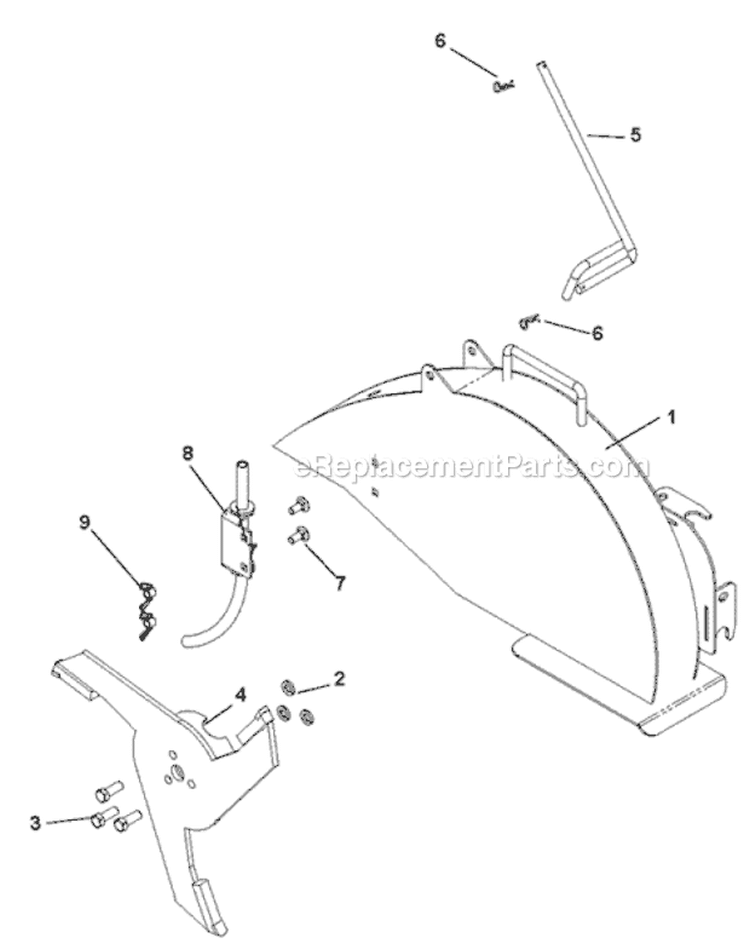 Page B Diagram and Parts List for 968999494 - 2010-04 Bluebird Edger