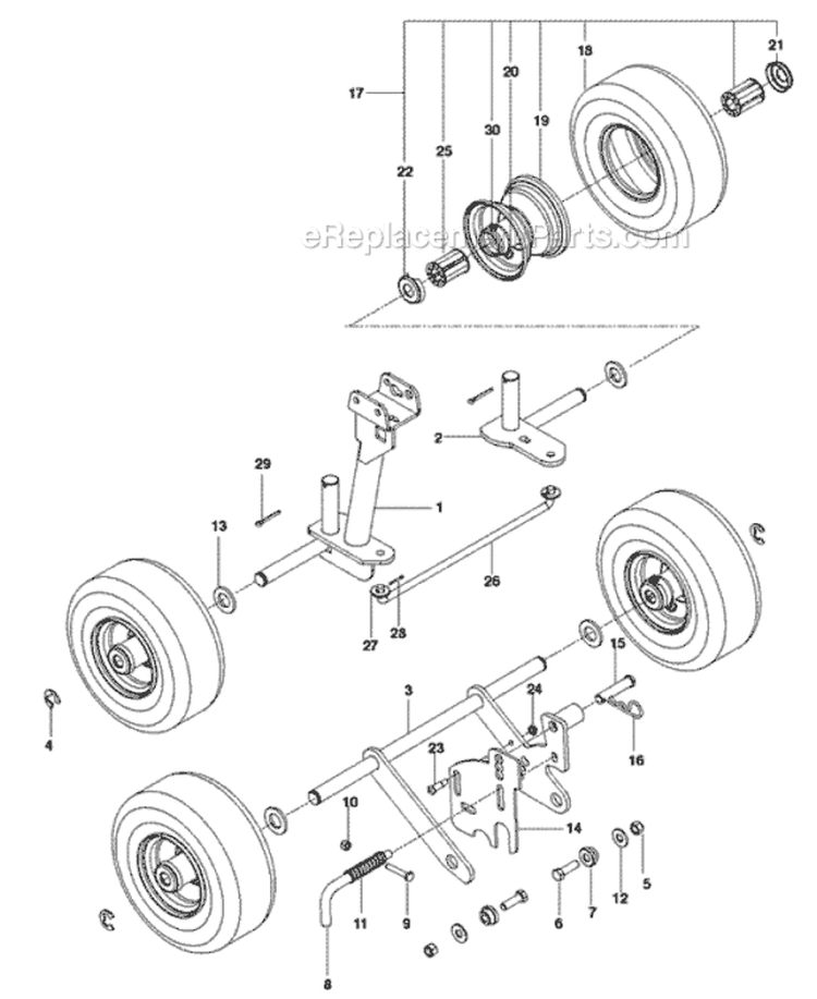 Page G Diagram and Parts List for 968999494 - 2010-04 Bluebird Edger
