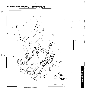 Frame Diagram and Parts List for  Bluebird Aerator