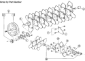 Page A Diagram and Parts List for 2000-12 Bluebird Dethatcher