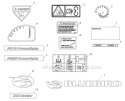 Page D Diagram and Parts List for 968999428 - 2010-04 Bluebird Dethatcher