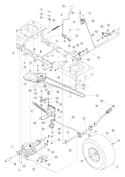 Page B Diagram and Parts List for 2005 Bolens Lawn Tractor
