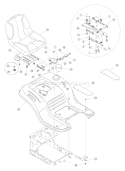 Page D Diagram and Parts List for 2005 Bolens Lawn Tractor
